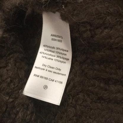 ATM Destroyed Wool-Blend V-neck Sweater Fatigue Size Medium