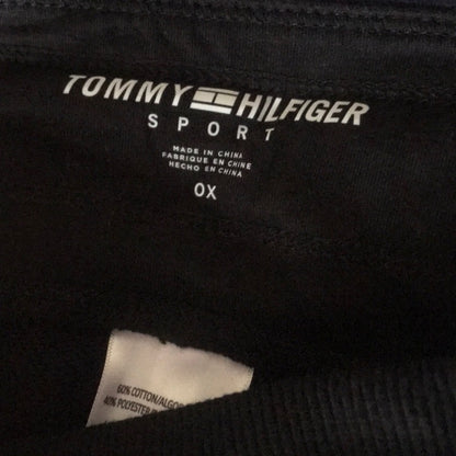 Tommy Hilfiger Black Color Block Lounge Pants 0X NEW joggers cotton
