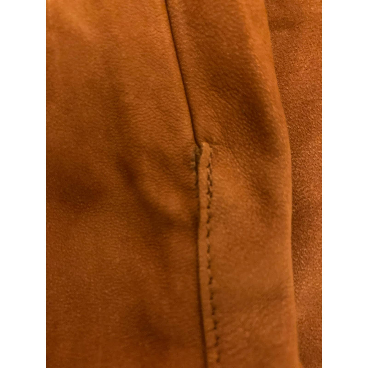 Vince Women's Wide Leg Cropped Lamb Leather Pants Size 8 Dark Brick Rust NWT