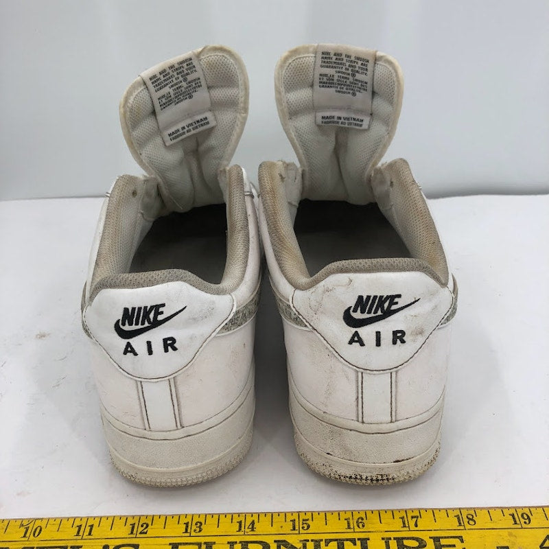 Nike Air Force ! Men's Size 11 No shoestrings white gray
