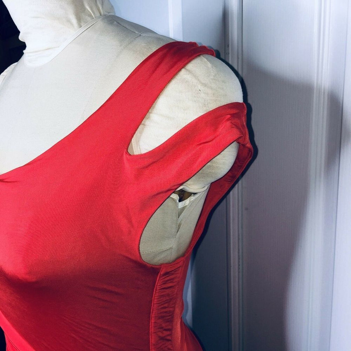 Vintage 80's GUESS by Marciano Janerra Dress Ruched  BODYCON Medium Party