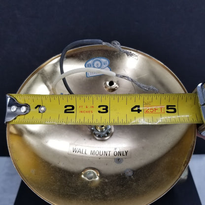 Pair Brass-tone golden Wall mount MCM down lights Mid Century Lamps set of 2