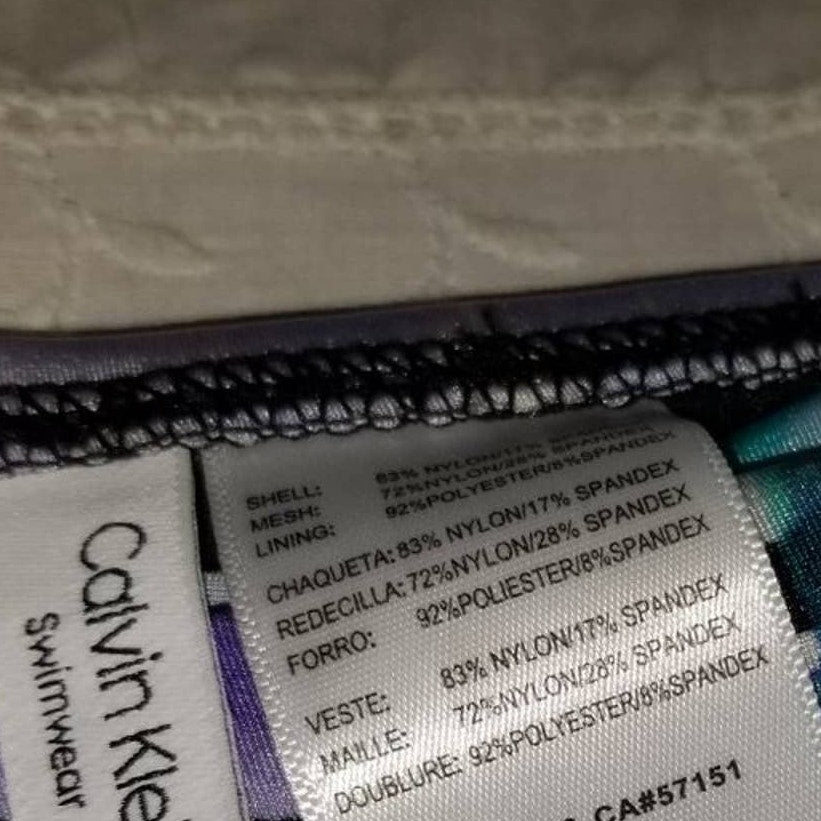 Calvin Klein Bikini Bottom Swimwear High Waist Floral SMall tummy control NEW