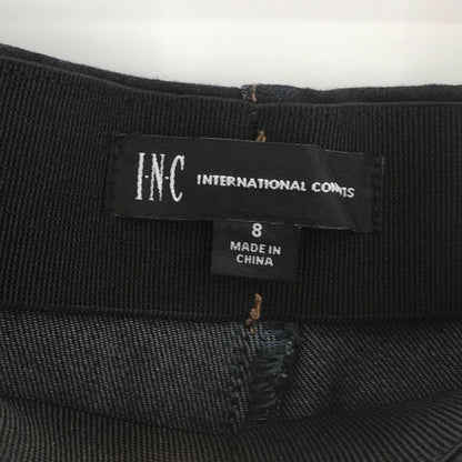 INC International Concepts Skinny Leg Stretch Jeggings Jeans Black 8