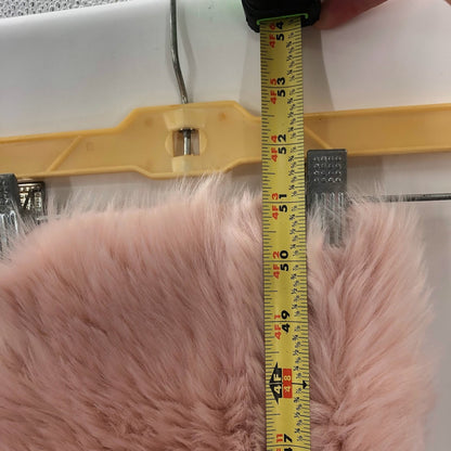 INC faux fur stole wrap Pink White ombre NEW lined NEck scarf warmer