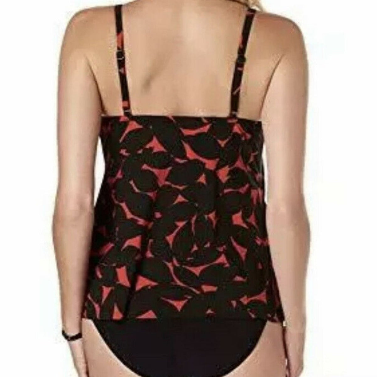Magicsuit Petal Pusher V Neck Tankini Top Soft Bra Swimwear Swimsuit size 8