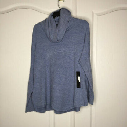 CYRUS NWT Cowl Neck Sweater Denim Baby Blue Size XL