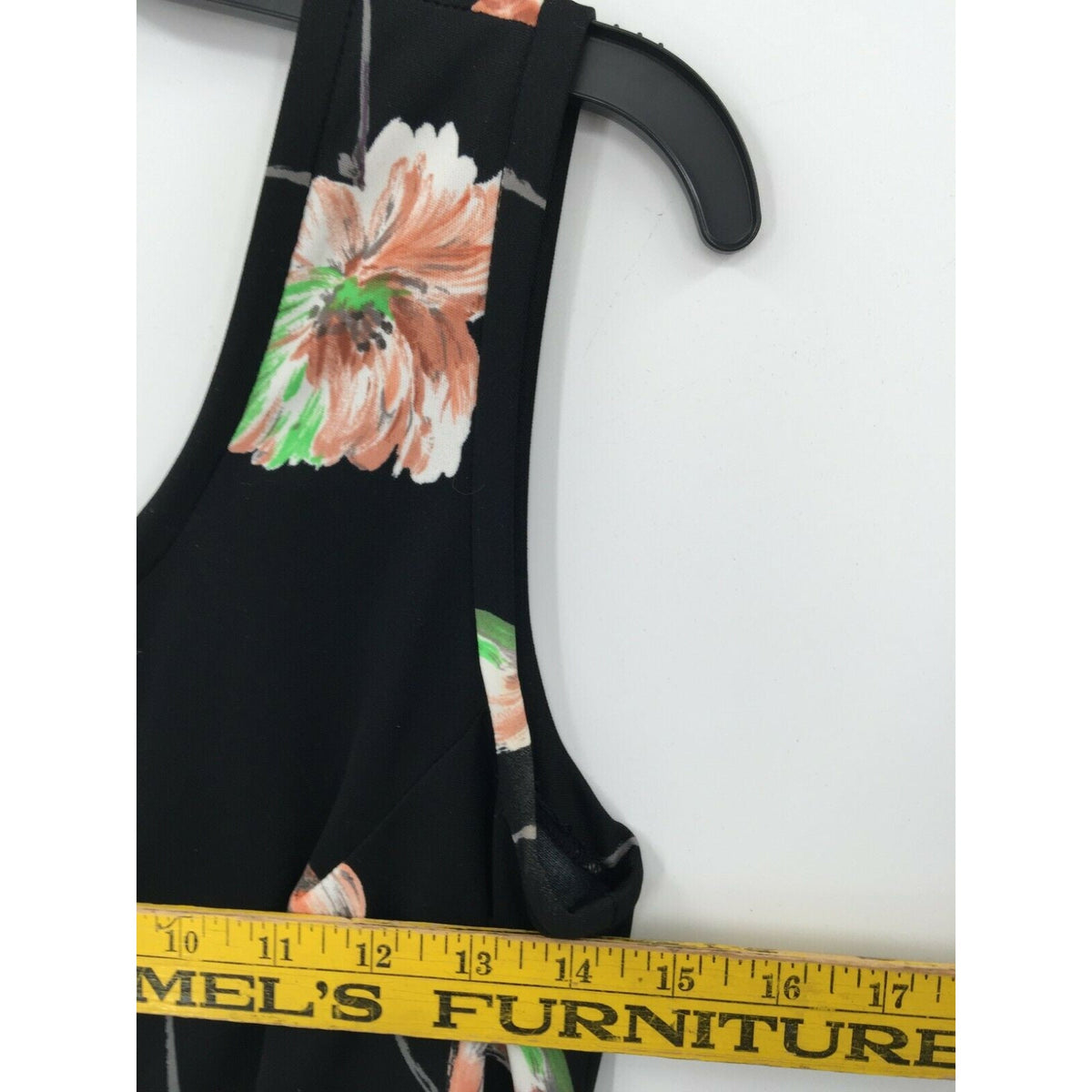 Yves Jennet Maxi & jacket Sleeveless Dress Floral Jacket Scoop Neck Black 2 pc