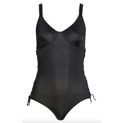 Hauty NWT Lace-Side Bodysuit Lingerie Adjustable Strap Size Large
