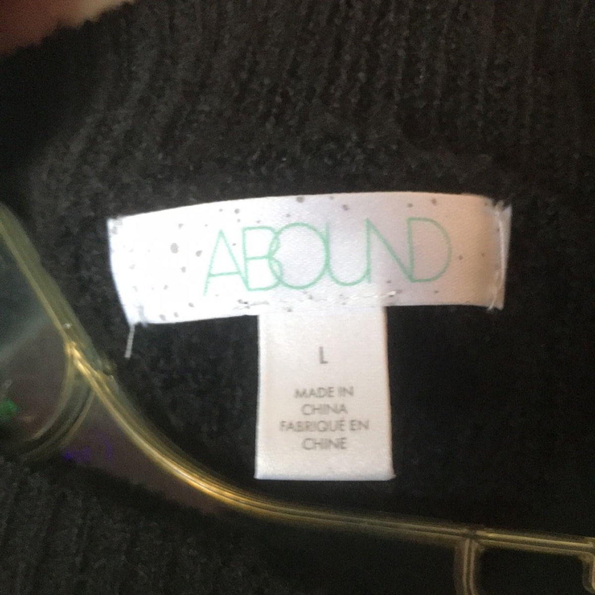 Abound NWT Black Thermal Pullover Sweater Size Large