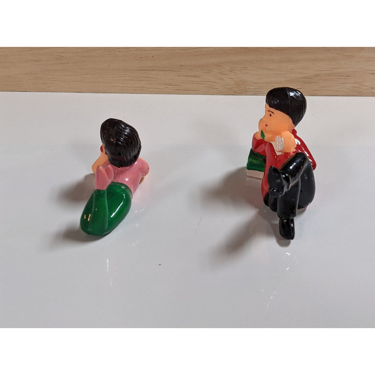 Vintage Wilton Chicago Cake Toppers Phone Call Landline Boy Girl Retro Teen Rare