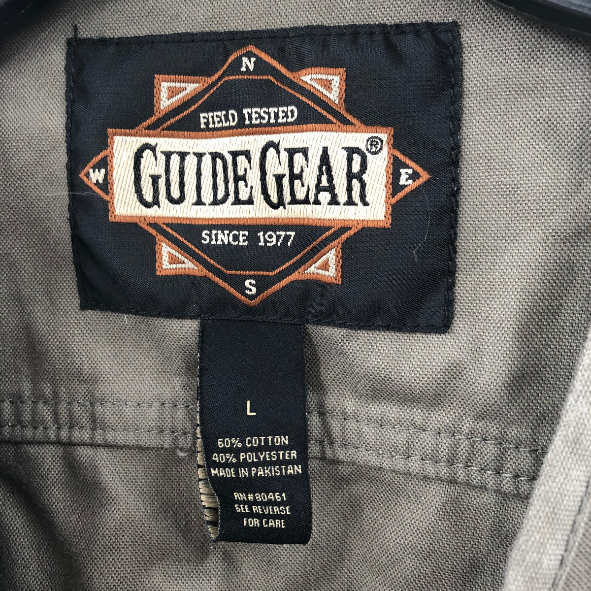 GUIDE GEAR Men's Full Zip Concealment, Photography, Shooting Vest Green Size L