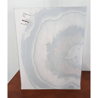 Society6 Anita Bella Jantz Agate Glitter Glam Acrylic Geode Pattern Tray NWT