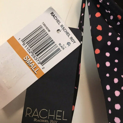 Rachel Roy Halter Spotted Padded One Piece Swim Size Small