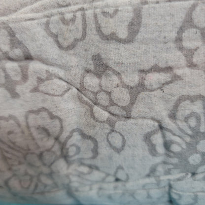 La Rochelle Heather Flannel Full/Queen Mini Duvet Set shams Gray