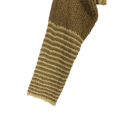 Stitchdrop Open Front Cardigan Sweater Large Ombre Combo/Tan NEW Flyaway Front