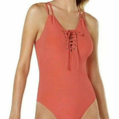 NWT Hula Honey Juniors' Shimmer One-Piece Swimsuit Size Small