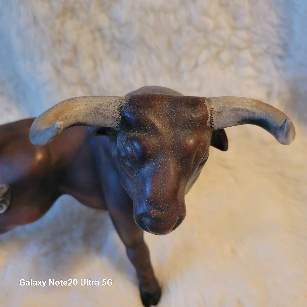 Bull vintage porcelain steer Ceramic Livestock Collectible