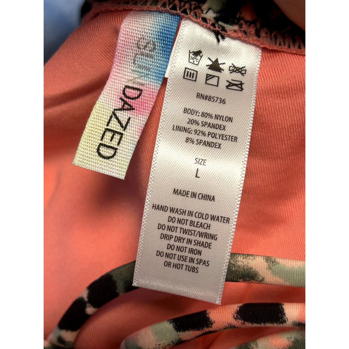 Sundazed NWT Pink Strap Lace Strappy Bikini Bottom Size Large