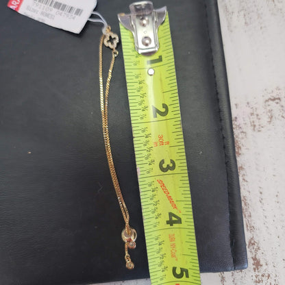 Nordstrom Clove Pave diamond bracelet adjustable Goldtone