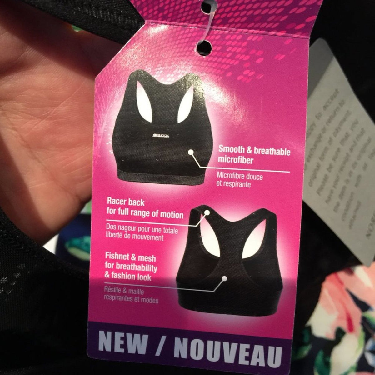 Shock Absorber Active Athletic Crop Top Bra Non-Padded Affordable Sports Small