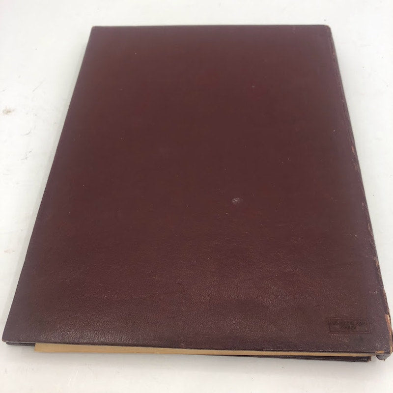 The Teenix 1949 Yearbook Denton North Carolina Sara Harrison Leather Ephemera