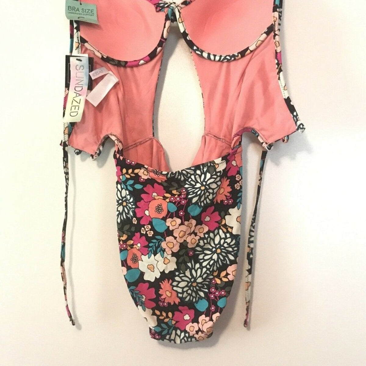 Sundazed Floral Print Swimwear One Piece NEW Size 34 C