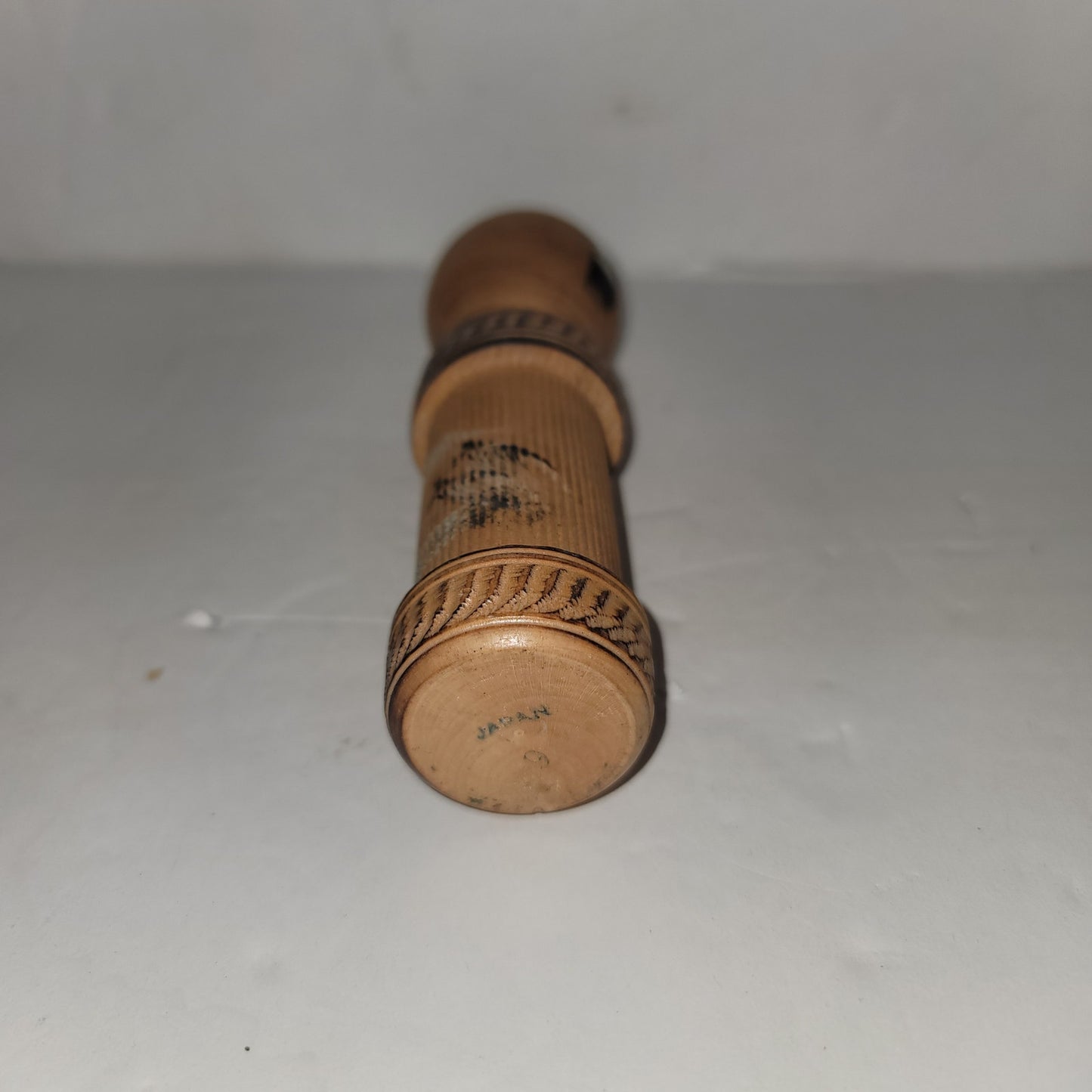 Vintage Kokeshi Doll wood bobble head toy 1960 Japan