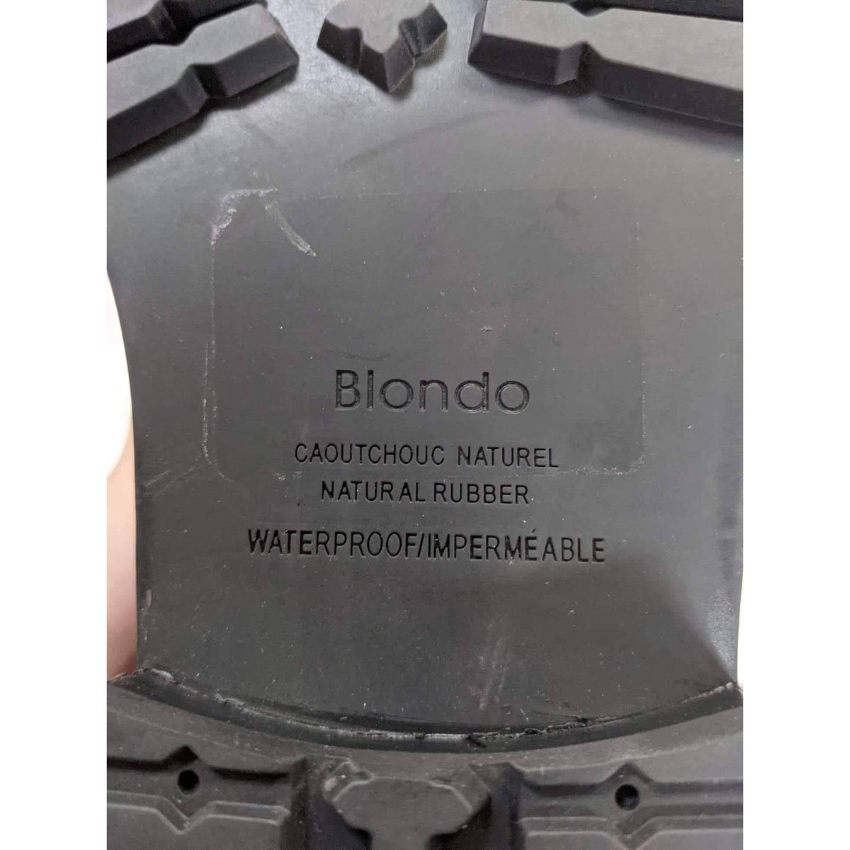 Blondo Men's Waterproof Boot Lace Up Leather Light Black Size 11 NEW Work Combat