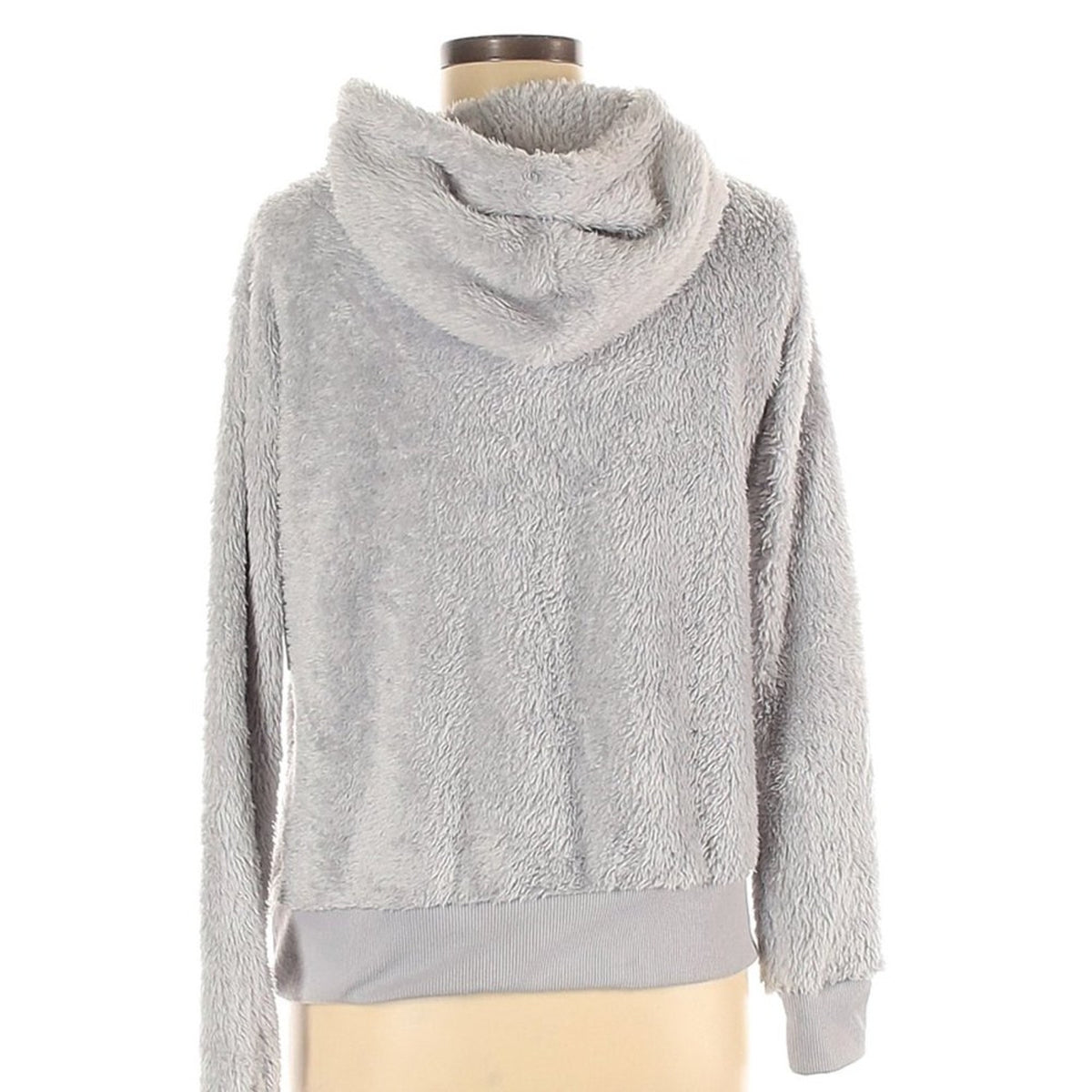 Love by Design NWT Grey Hooded Fleece Jacket Long Sleeves Small