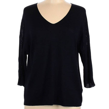 Philosophy Republic Clothing V-Neck Pullover Sweater XS/Extra Small Black NWT