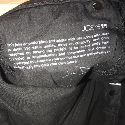 Joe’s Jeans The Charlie Skinny Cobra Black Pants 23