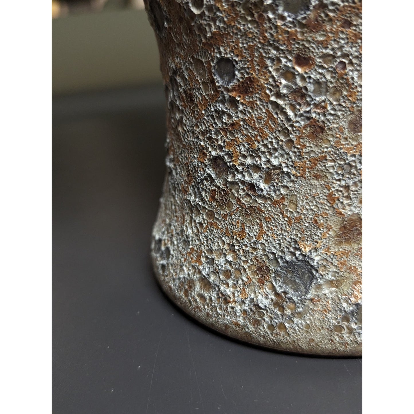Sagebrook Home Decorative Ceramic Vase Green Mixture Textured Piece Crazing NEW