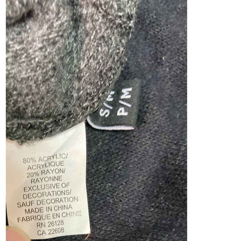 Echo Touchscreen Compatible Knit Gloves Women Small/Medium Charcoal Heather NWT