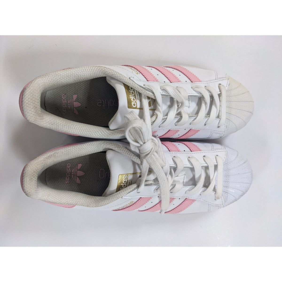Adidas Originals Pink and white sneakers size US 6.5 trainers PreOwned Kicks