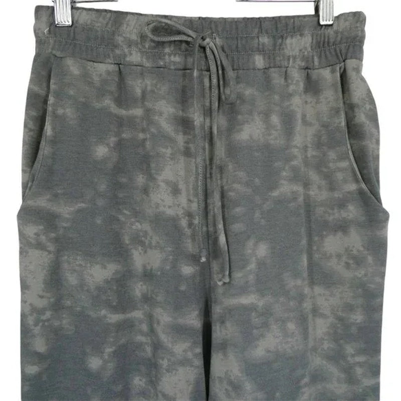 BP. Women Jogging Pants Small Grey Tie Dye NEW Elastic Drawstring Waist Pockets