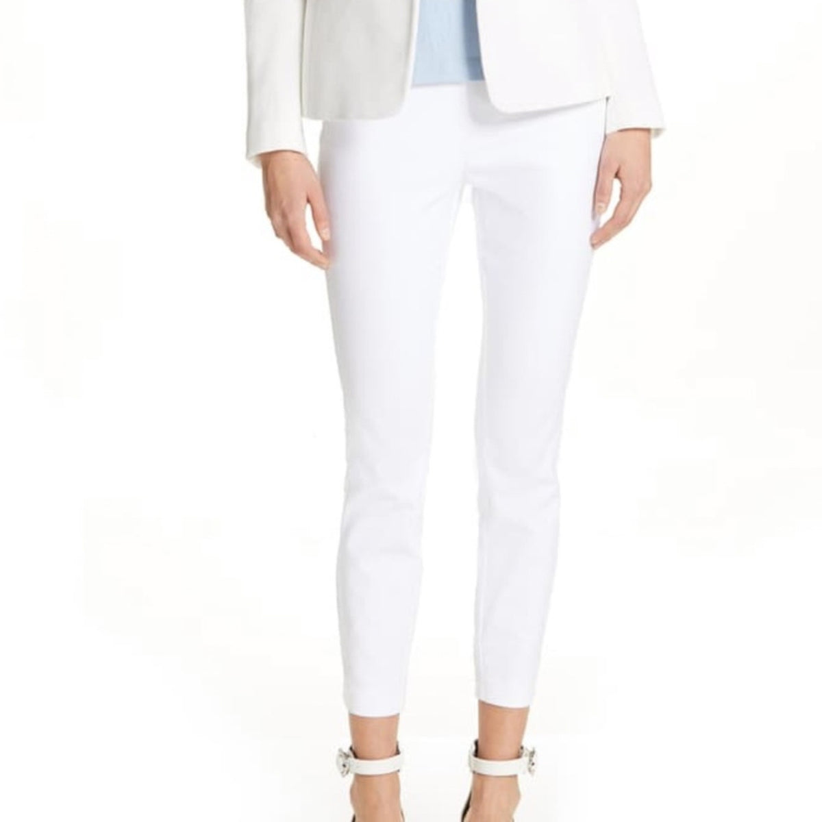 Rag and Bone White High Rise Simone Pant Size 10