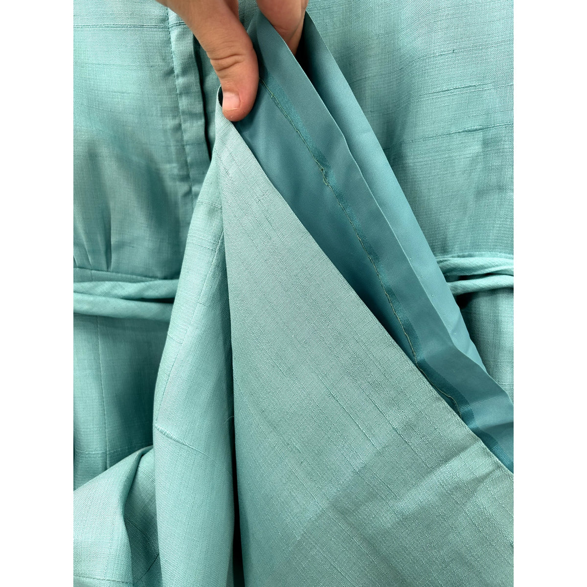 Vintage Teal Unbranded Sleeveless Belted Waist Tie Zip Up Round Neck Dress