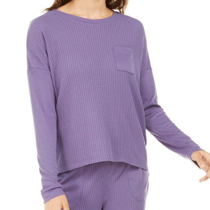 NWT Alfani Thermal Pajama Top Loungewear Crew Neck Size XLarge