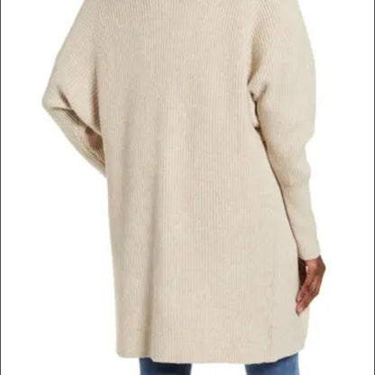 Leith NEW Beige Dolman Sleeve Long Cardigan XSmall