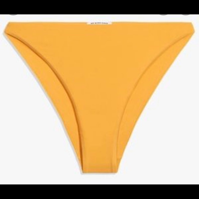 WeWoreWhat New Cheeky Amber Bikini BOTTOMS in Warm Apricot XS Swim Swimsuit