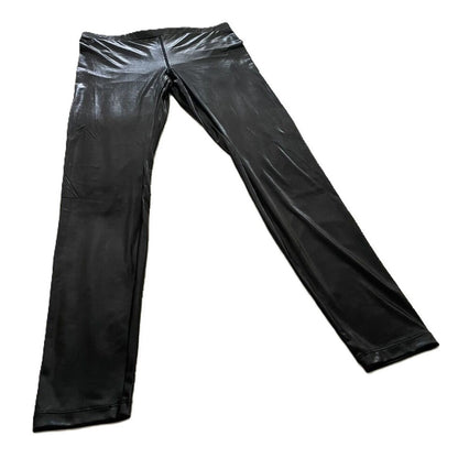 Ten Sixty Sherman Girls Shiny Faux Leather Leggings Sz XL/Extra Large Black NWT