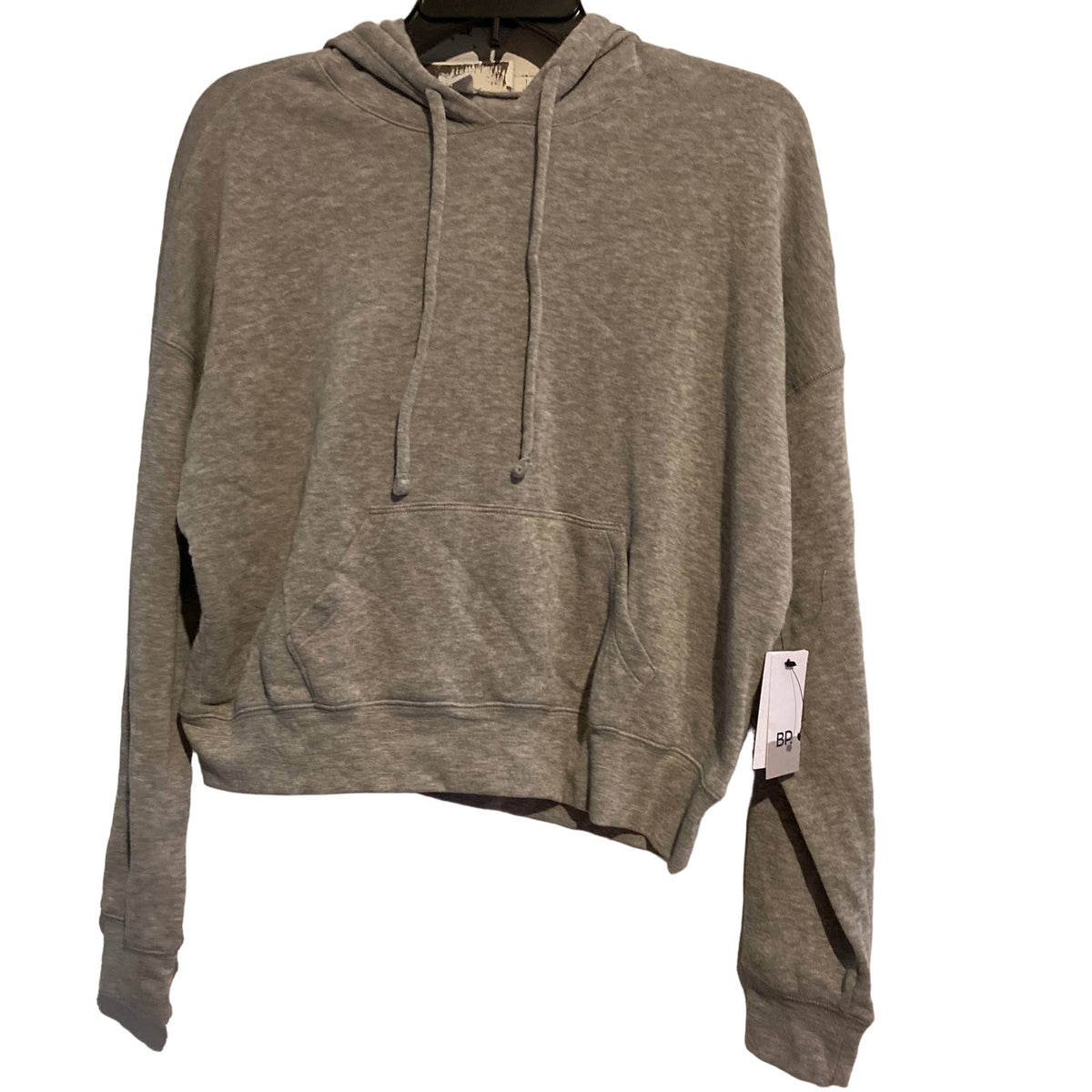 BP. Hoodie Sweatshirt Medium Grey Light Heather NEW Kangaroo Pocket Lightweight