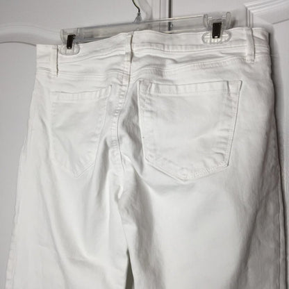 Ann Taylor Loft Relaxed Straight Crop Denim Jeans
