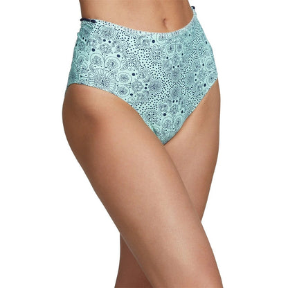 Anne Cole NWT Mykonos Medallion High Waisted Bikini Bottom Size XL