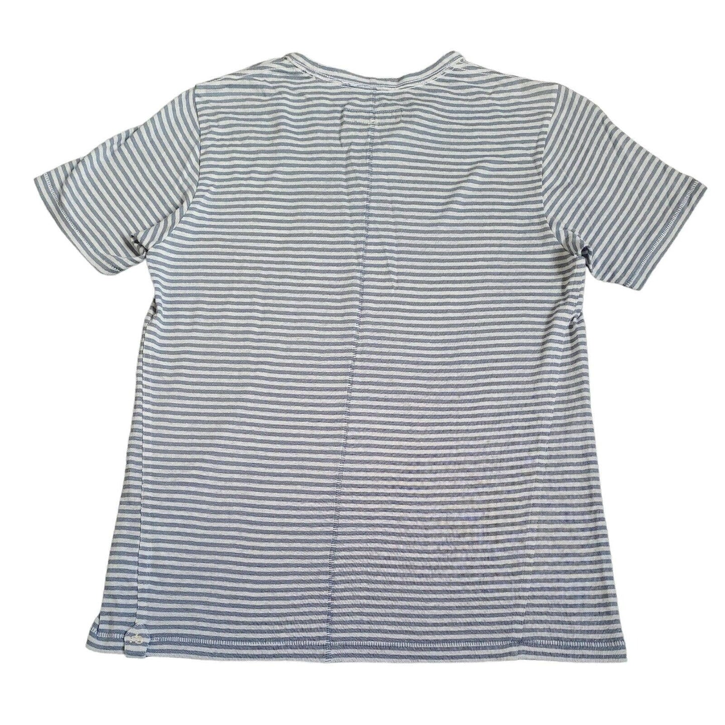Rag & Bone Linen Blend Round Neck Tunic Top Sz 2XL Dusk Lavender Air Stripe NWT