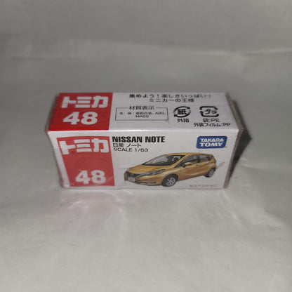 Takara Tomy No. 48 Nissan Note scale 1/63 Model NIB New Model Toy collectible