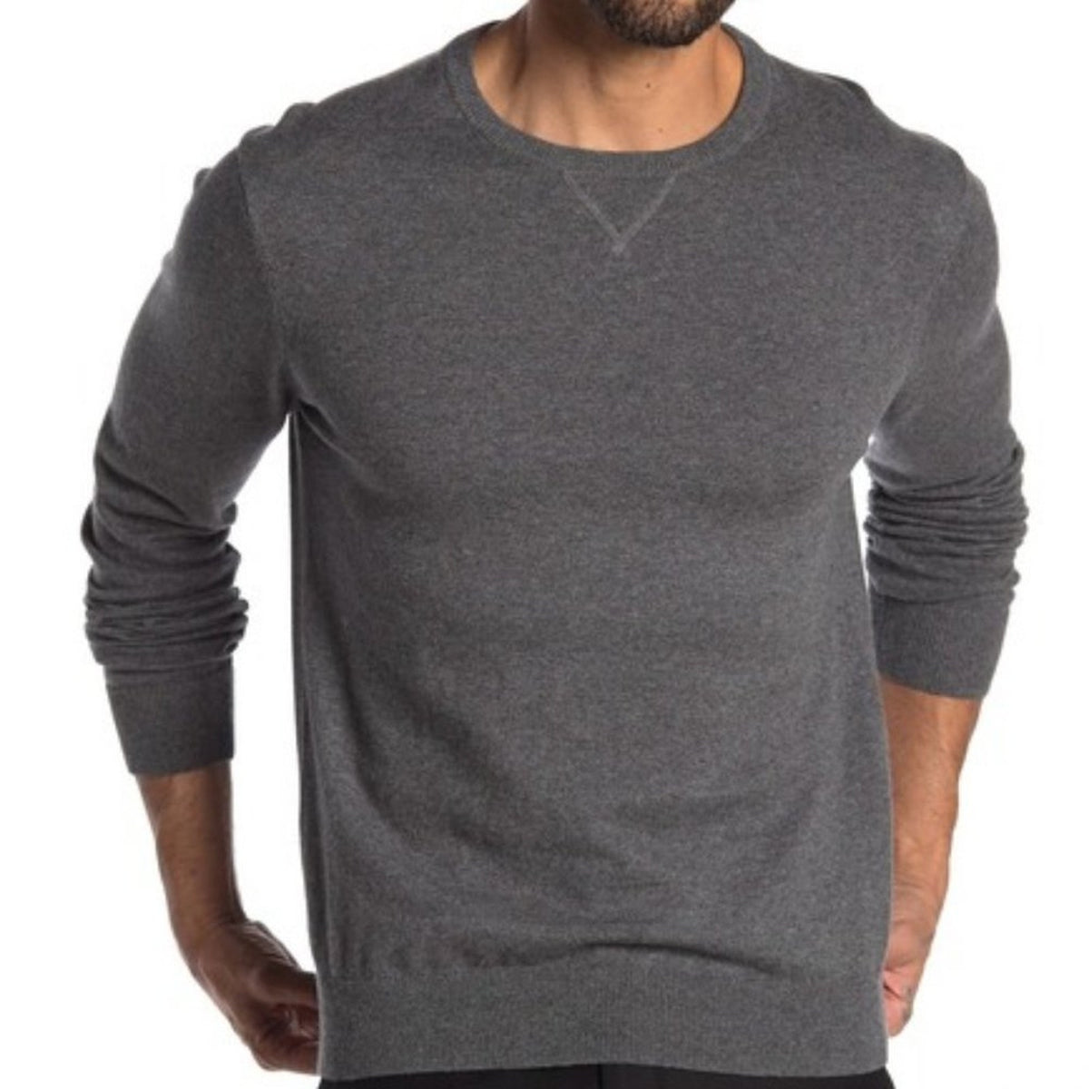 Lot of 2 Wallin & Bros Classic Crew Neck Sweater 1 blue 1 gray Size XL