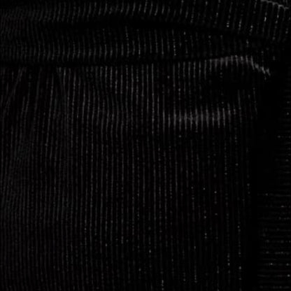 Halogen Black Long Sleeve Velvet Wrap Top Size Small