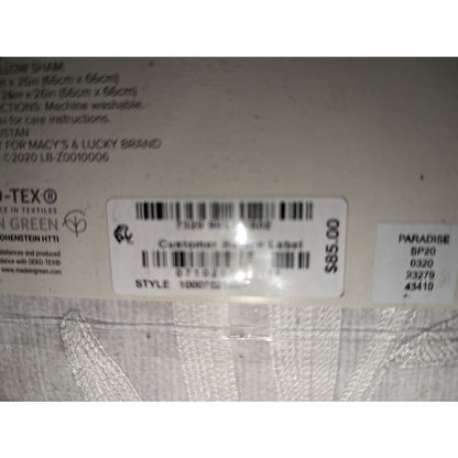 Lucky Brand Paradise Cotton 230-Thread cotton 26x26 European Pillow Sham